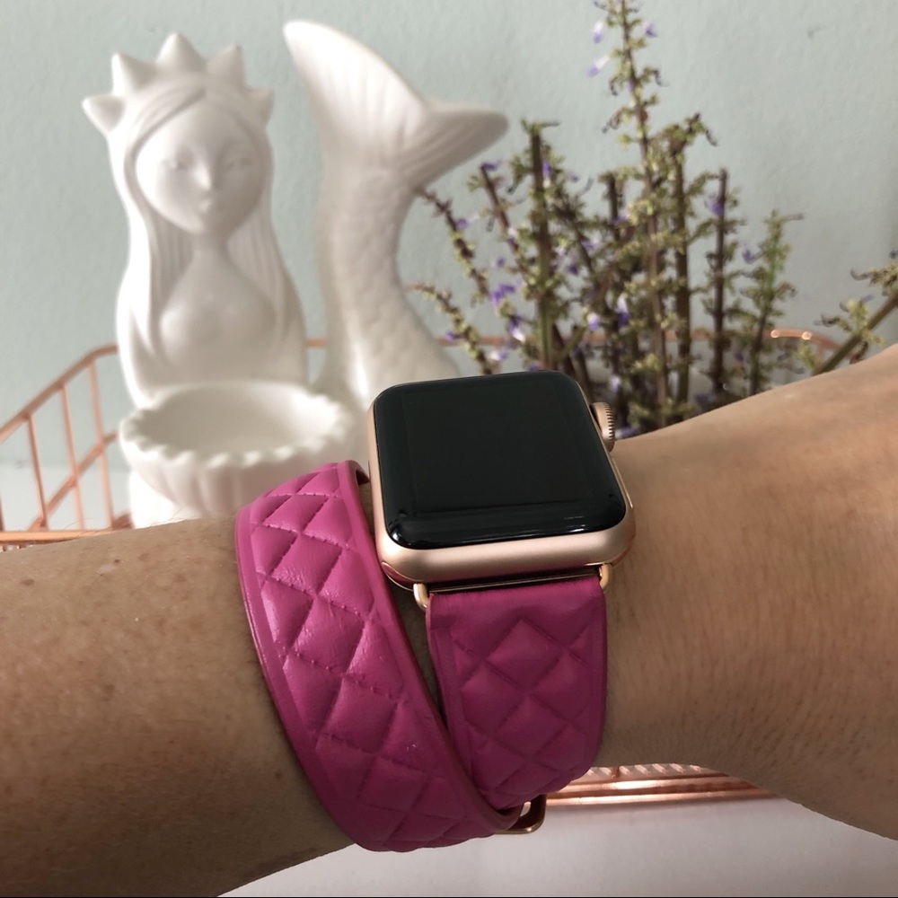 💥 GOLD Apple Watch Double Tour Band Series 3-5